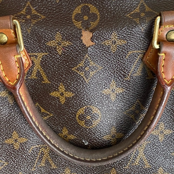 BROWN LV BAG - Picture 6 of 14